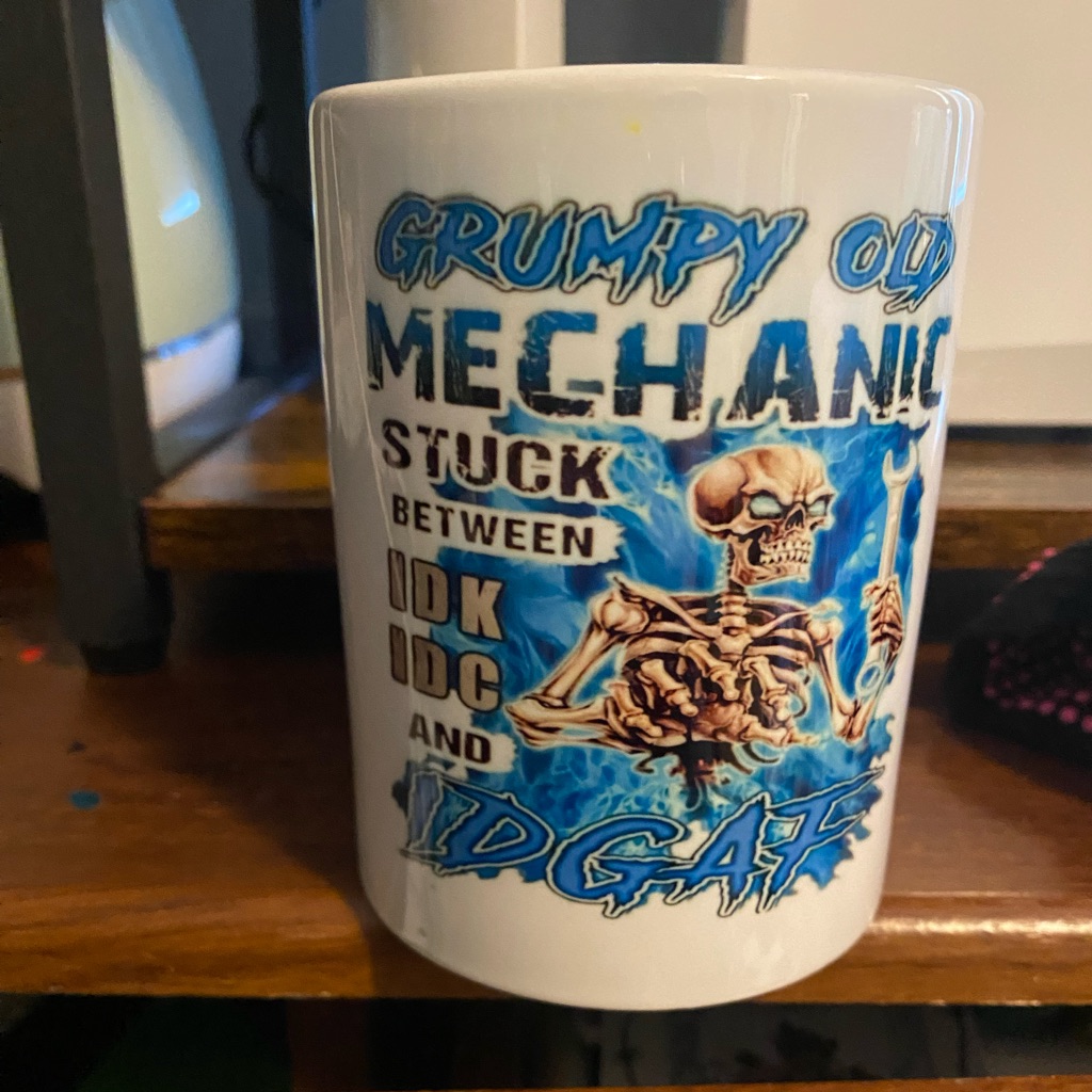 Grumpy Mechanic Mug